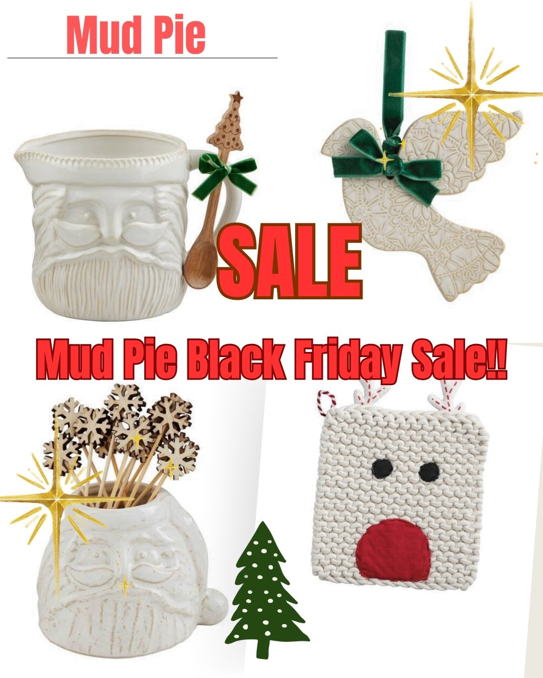 Mud Pie Black Friday SALE!!
Make sure to use code BF35 for 35% off your order!!!! 

#LTKHoliday #LTKGiftGuide #LTKSeasonal