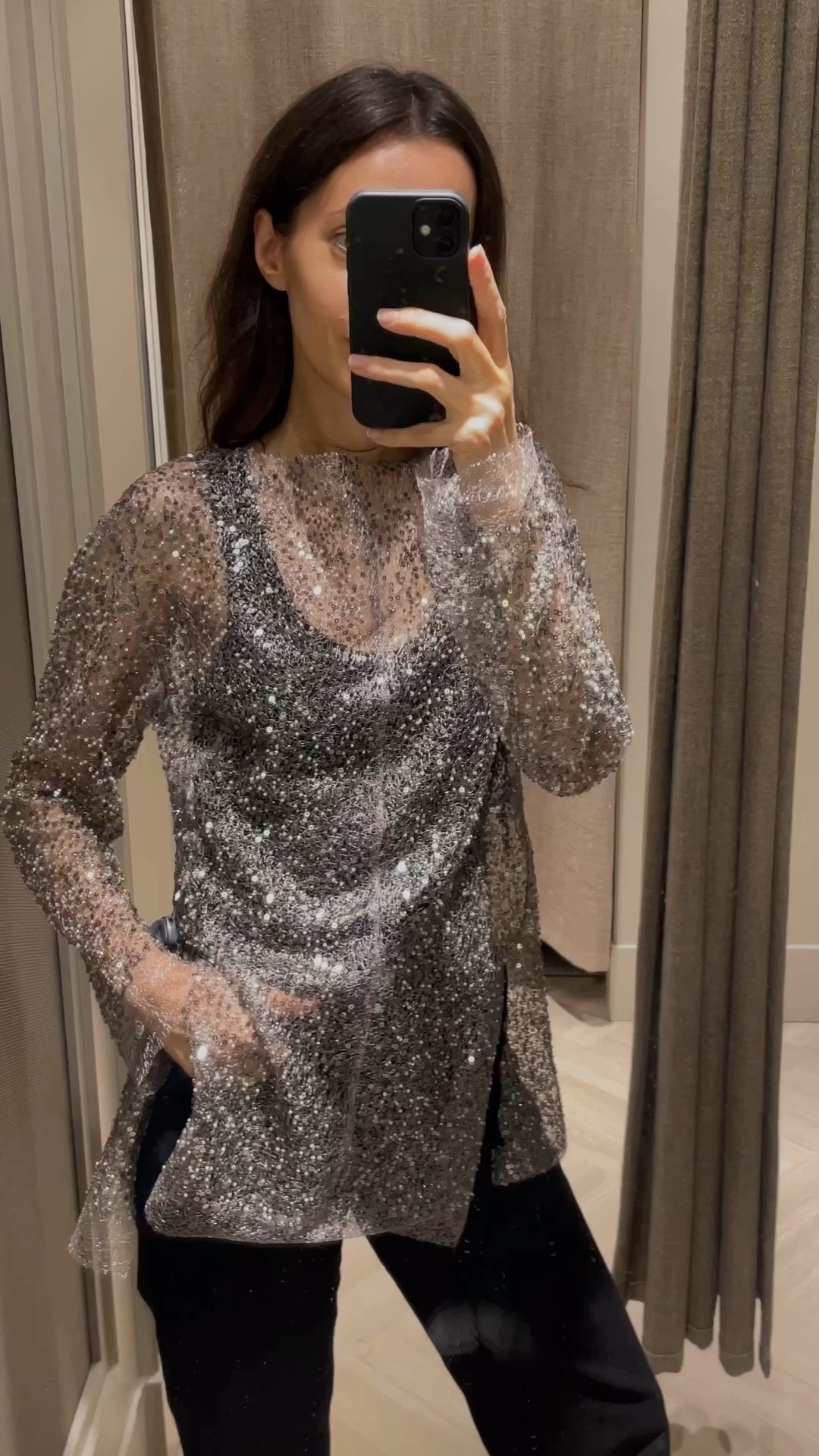 The perfect sparkle top for party looks ✨

Tags: night look, holiday 2025, party dressing, party look, sequin top, holiday outfits, sparkly festive Christmas partywear, festive fashion, festive style, occasion wear. 

#LTKstyletip #LTKpartywear #LTKfestive