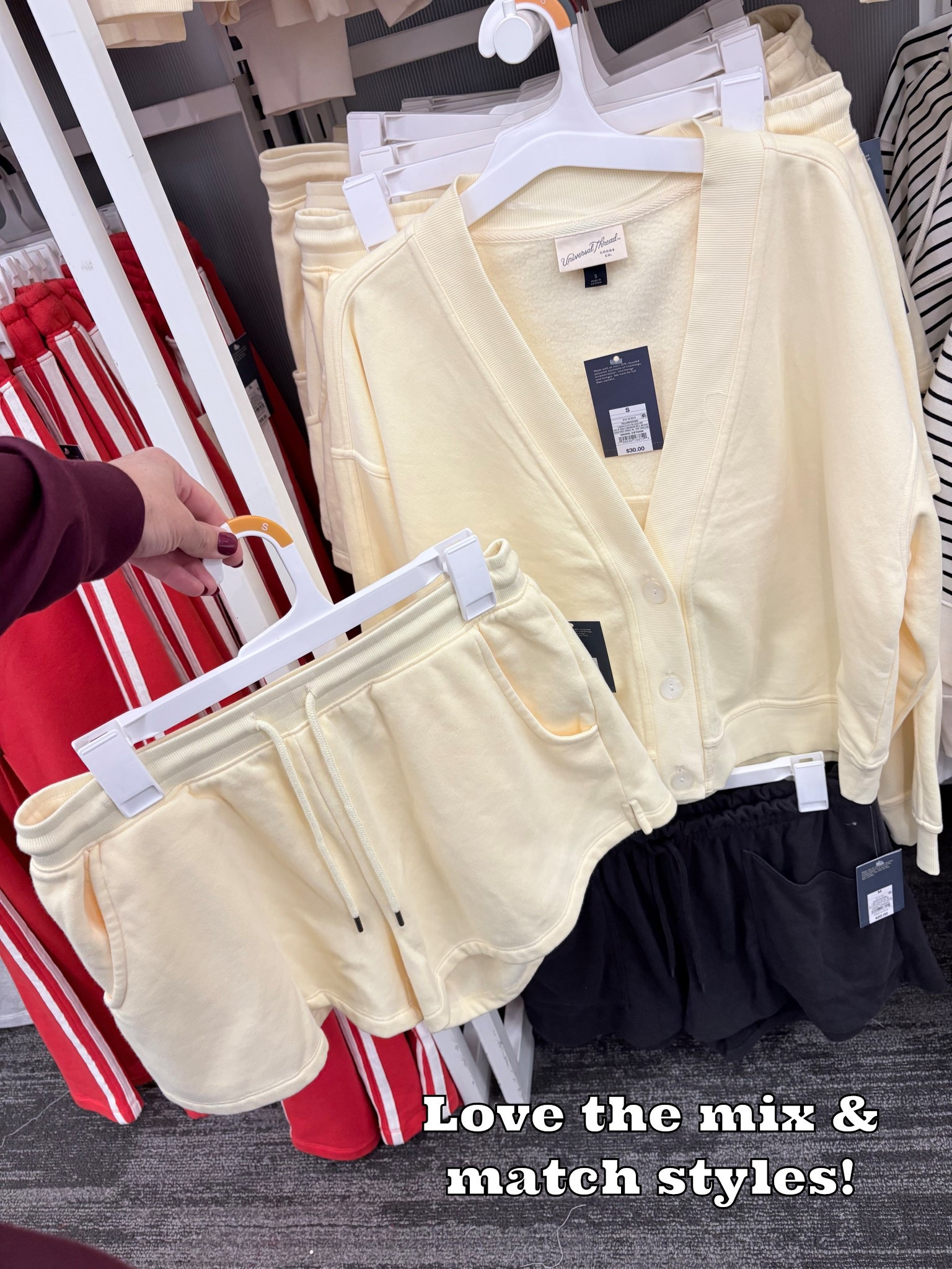 Target Spring Yellow Button Down Terry Cloth Cardigan and matching pull on shorts #springoutfitideas #newattarget #vacationlooks #targetstyle #loungewear set 

#LTKootd #LTKmomlife #LTKTravel