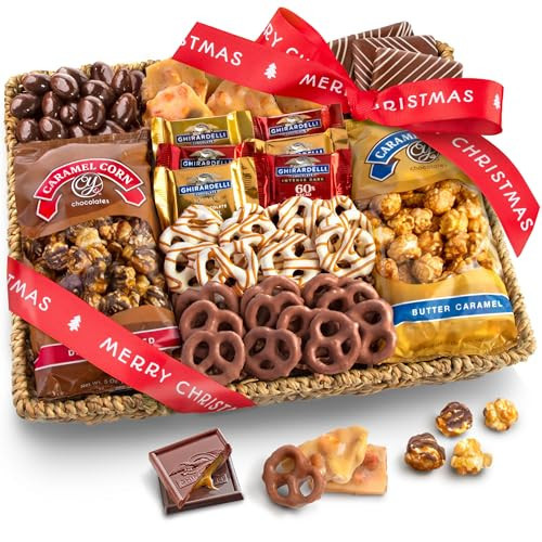 A Gift Inside Merry Christmas Chocolate Caramel and Crunch Grand Gift Basket | Amazon (US)