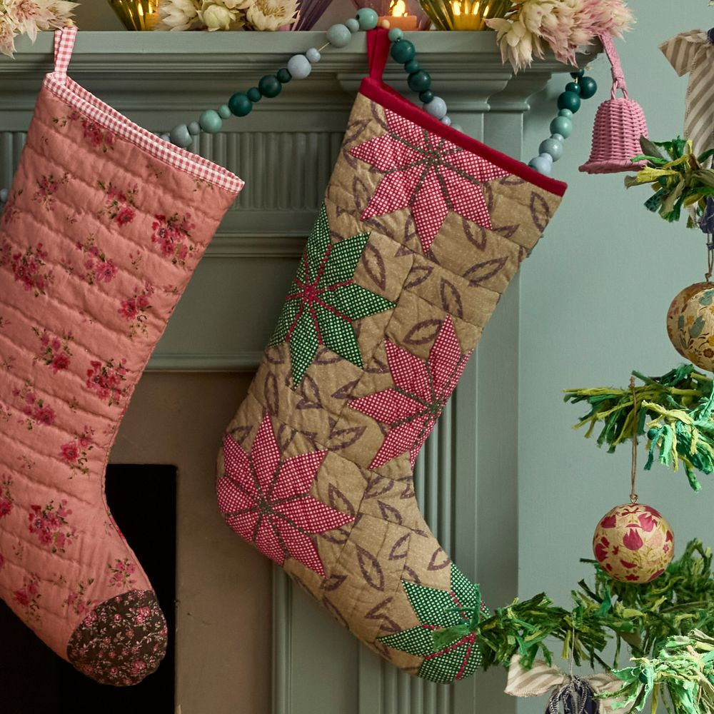 Lola Star Patchwork Stocking | GreenRow