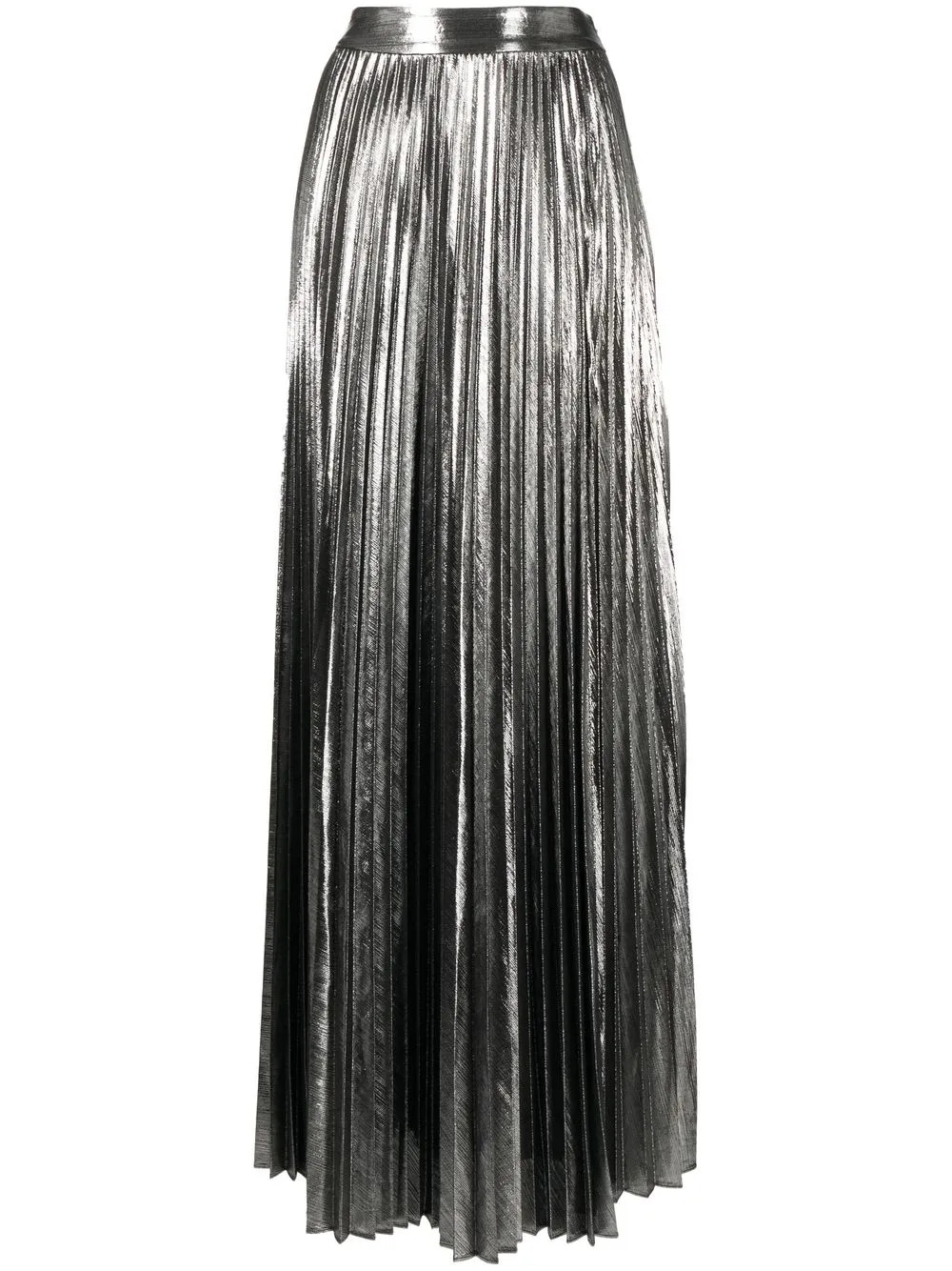 Retrofete Cressida Pleated Maxi Skirt | Silver | FARFETCH | Farfetch Global