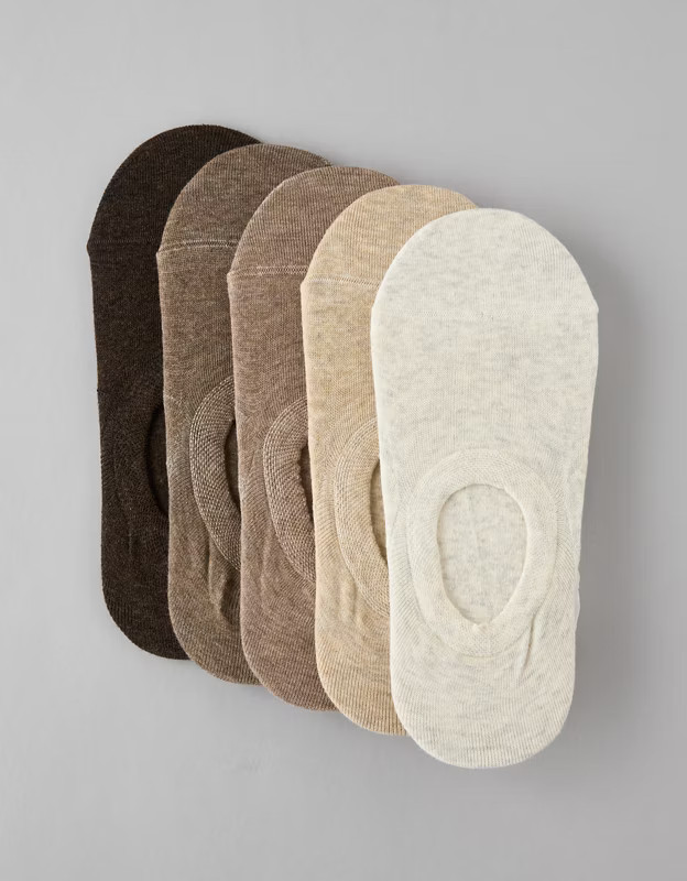 AE No-Show Socks 5-Pack | American Eagle Outfitters (US & CA)