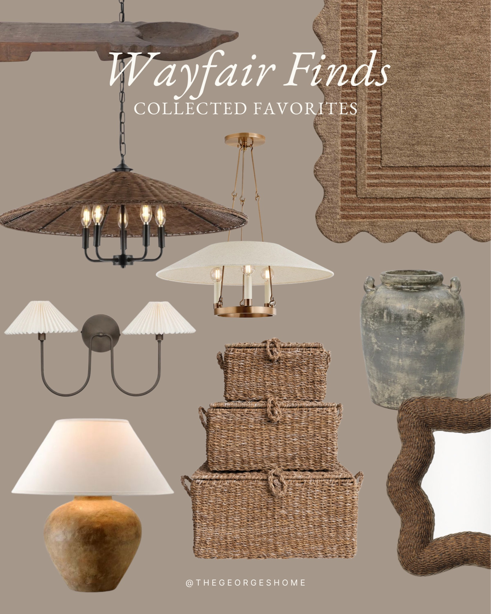 Sharing some of my all time favorite collected Wayfair finds 🤎

#LTKhome #WayfairPartner #Wayfair #wayfairHome @wayfair