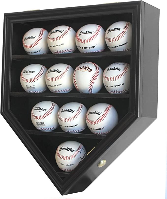 Baseball Display Case | Baseball Holders for Balls | Display Baseballs | 12 Ball Display Box | 96... | Amazon (US)