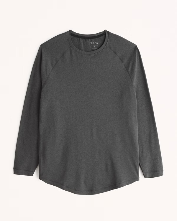 YPB powerSOFT Long-Sleeve Lifting Tee | Abercrombie & Fitch (US)