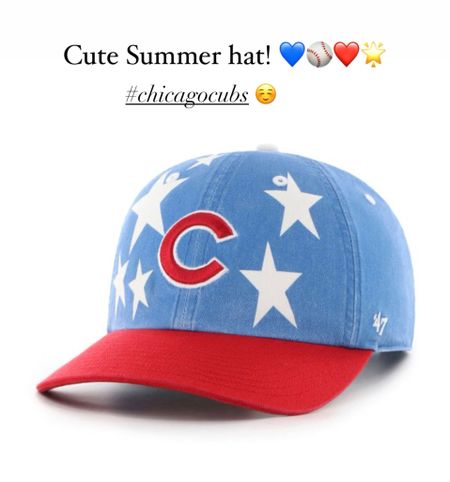 Cute summer hat! 🧢⚾️❤️🌟 Chicago cubs gear 

#LTKActive #LTKsalealert #LTKfindsunder50