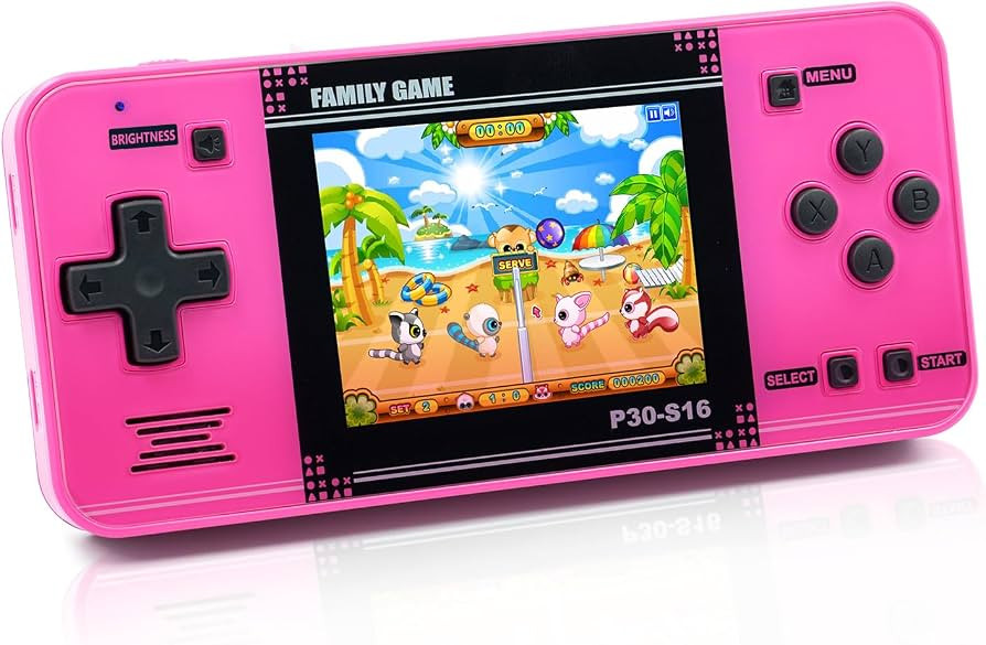 Handheld Game for Kids -Preloaded 220 Retro Video Games, Portable Gaming Player with Rechargeable... | Amazon (US)