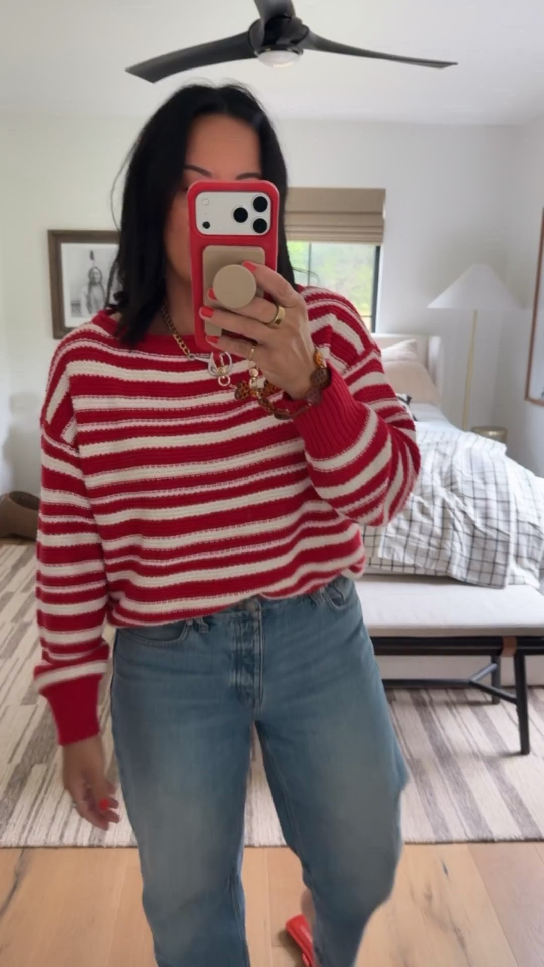 Top size medium, jeans size 29 (I’m a curvy size 8), shoes fit tts.

#LTKMidsize #LTKootd #LTKgrwm