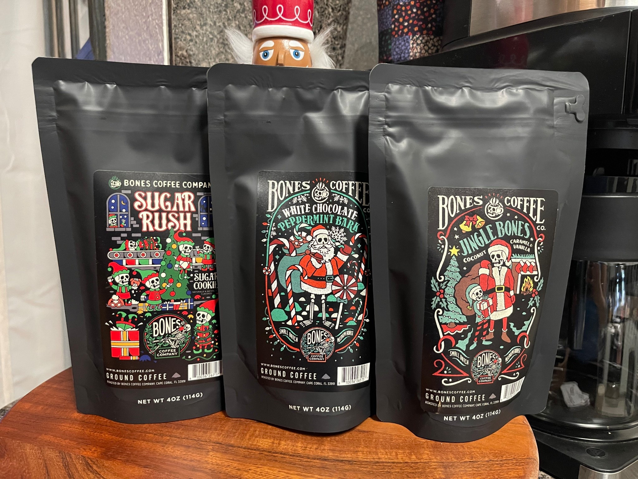 Bones Coffee Company holiday sample pack smells Ah-mazing and tastes great perfect gift for the coffee lover  

#LTKGiftGuide #LTKfoodie #LTKHoliday