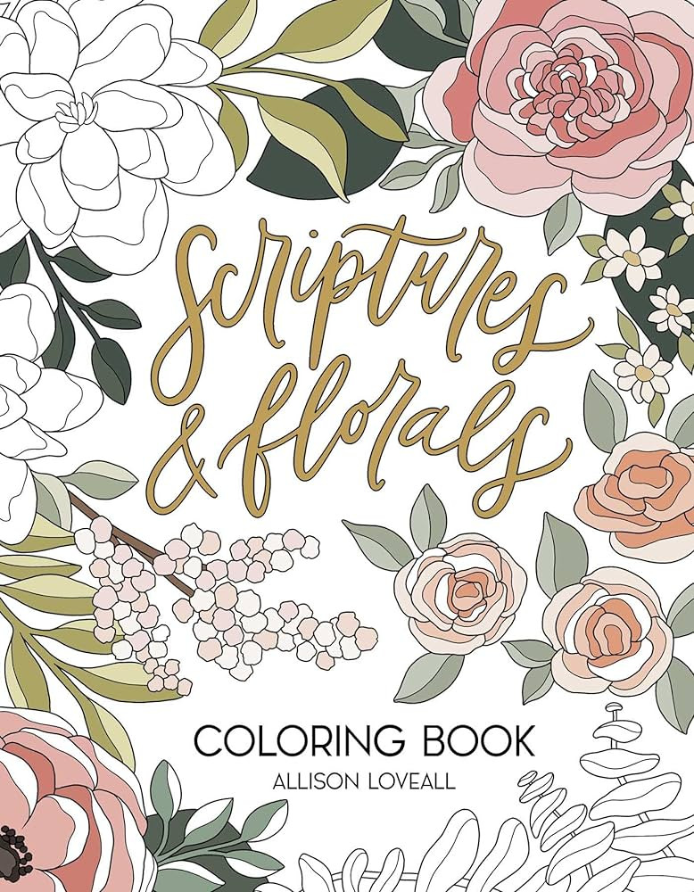 Scriptures and Florals Coloring Book | Amazon (US)