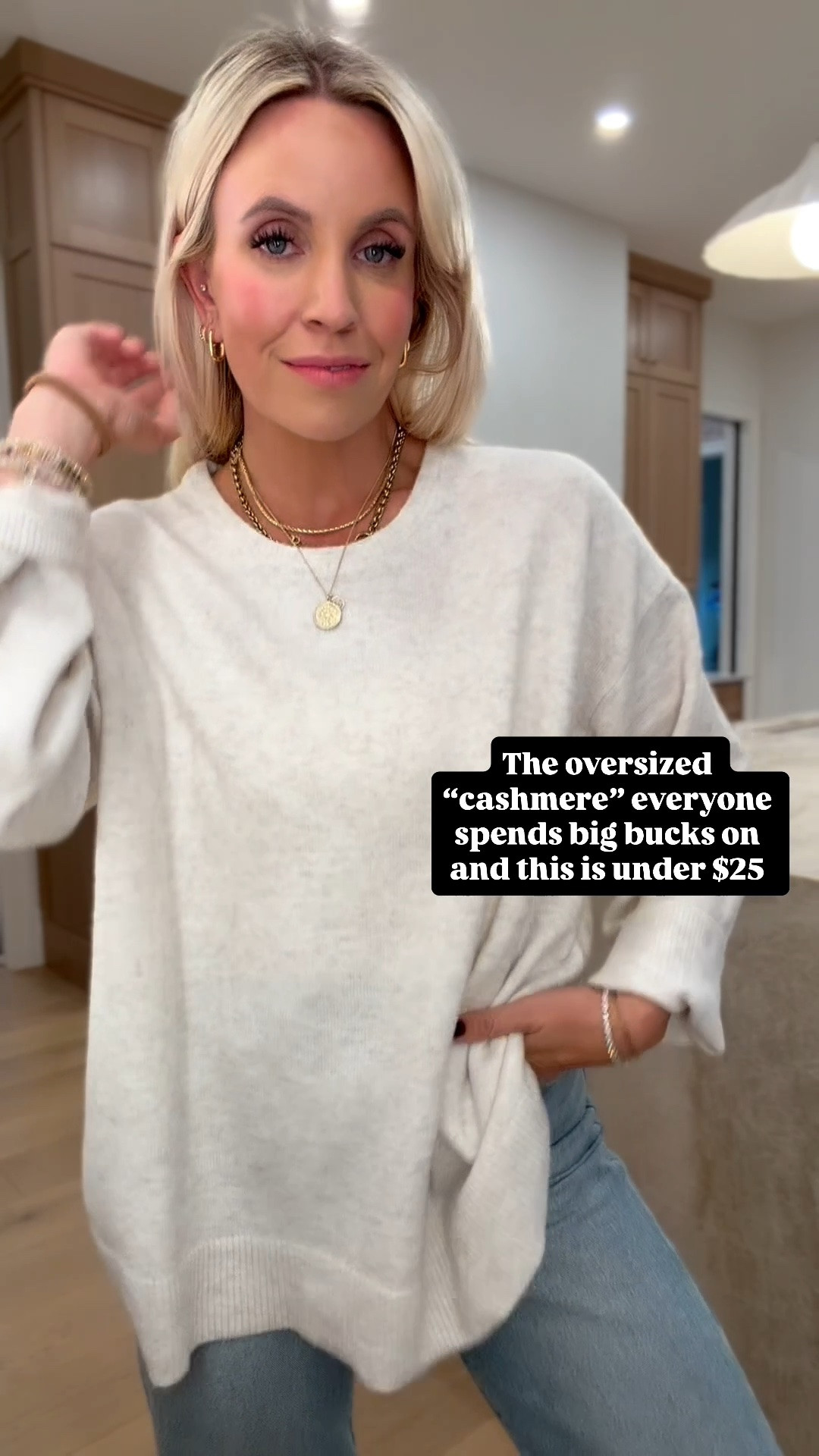 This feels and looks like cashmere but is under $25!