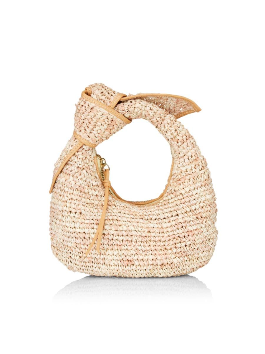 Poolside Josie Raffia Knot Bag | Saks Fifth Avenue