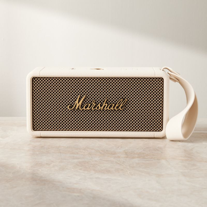 Marshall Middleton Cream Bluetooth Speaker | CB2 | CB2