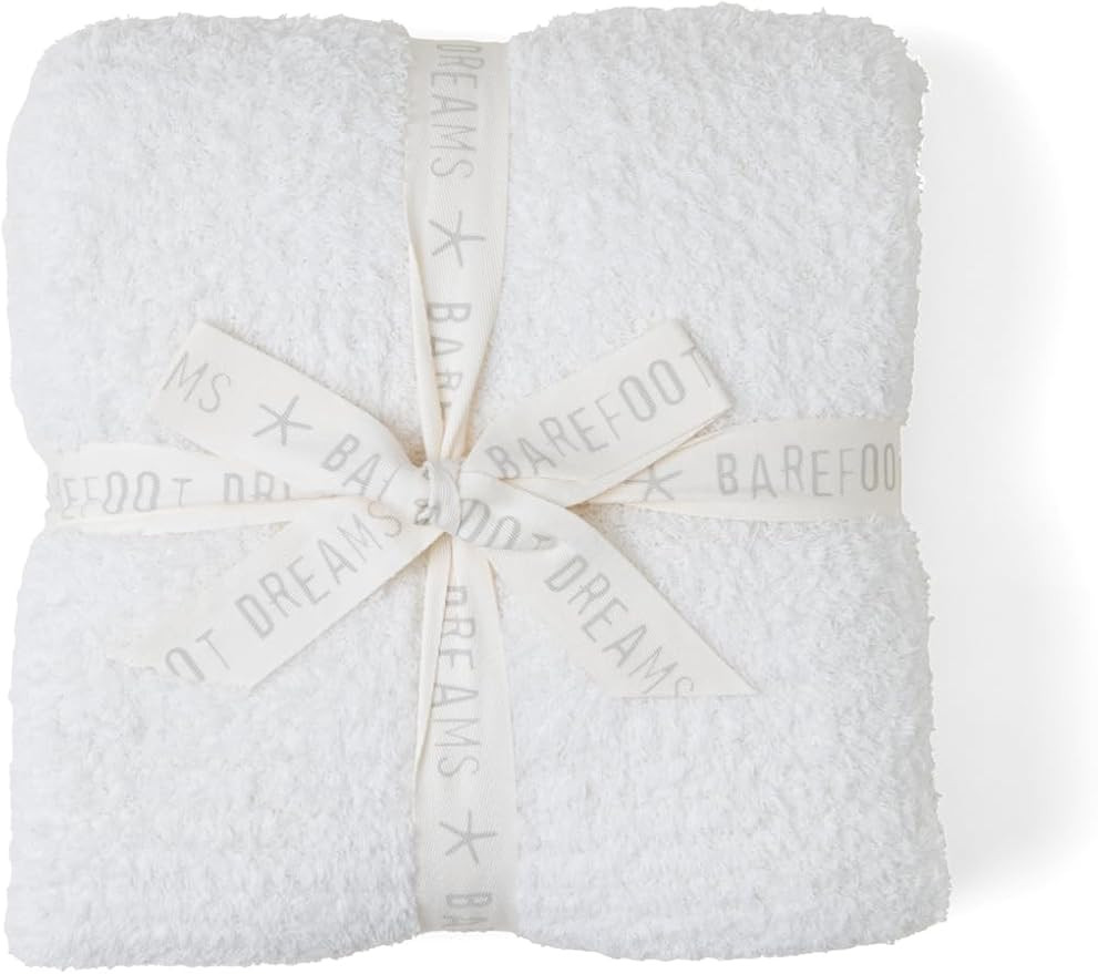 Barefoot Dreams CozyChic Throw - Cream - 54 x 72 in | Amazon (US)