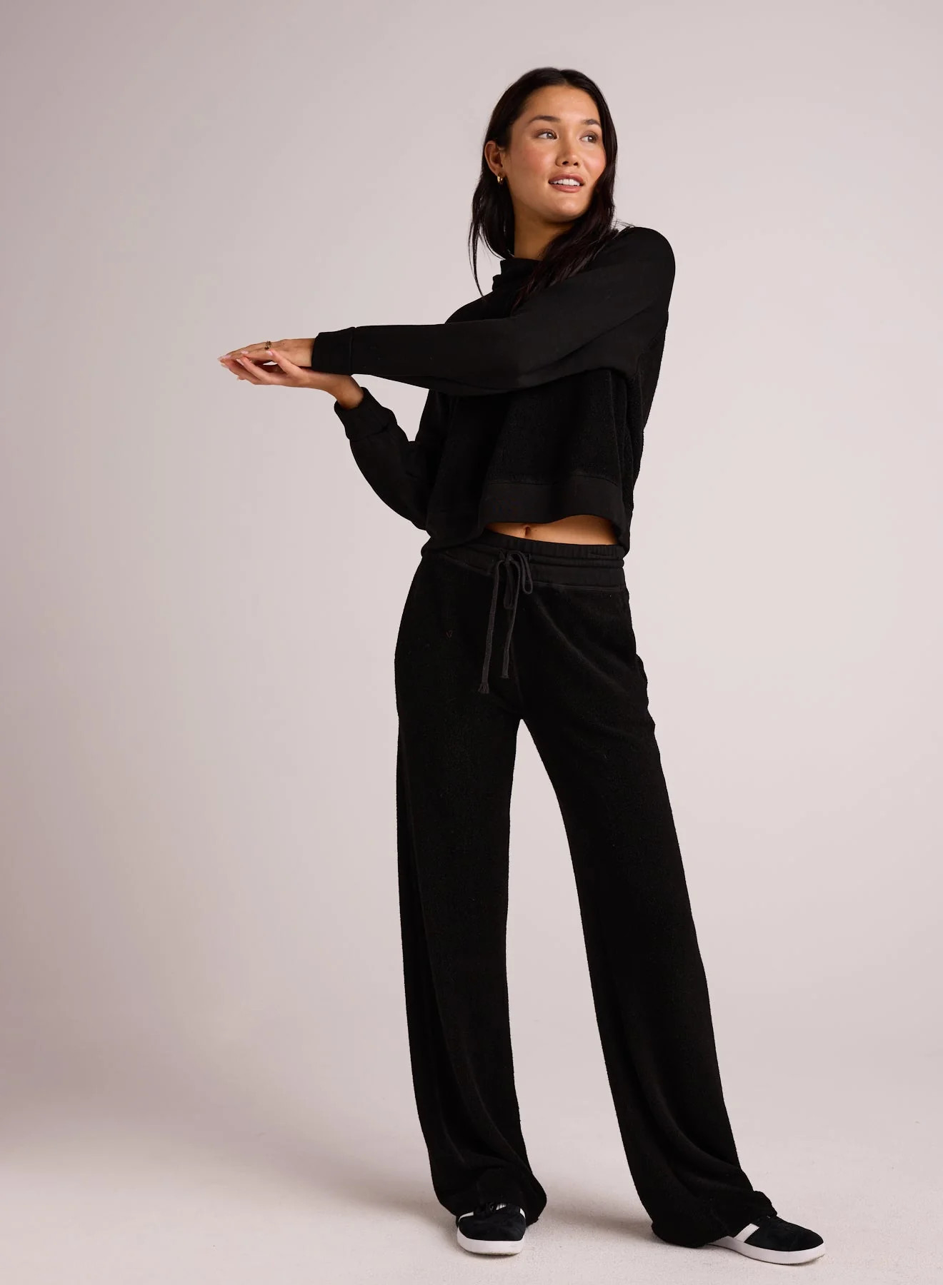 Wide Leg Sweatpant - Black - Bella Dahl | Bella Dahl