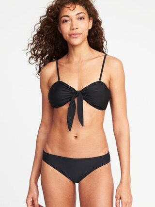 Knotted-Tie Swim Top for Women | Old Navy (US)