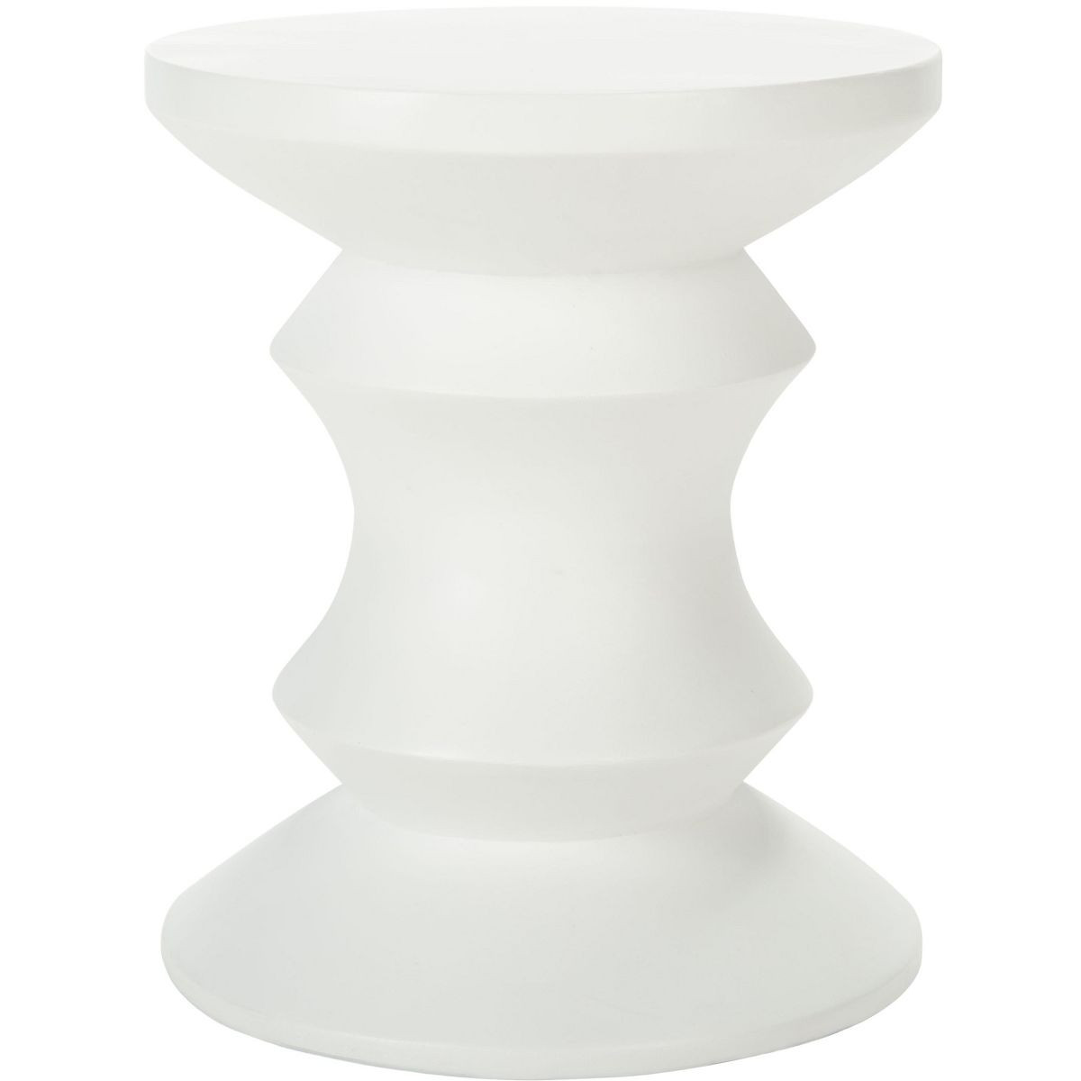 Katara Concrete Accent Stool - Ivory - Safavieh | Target