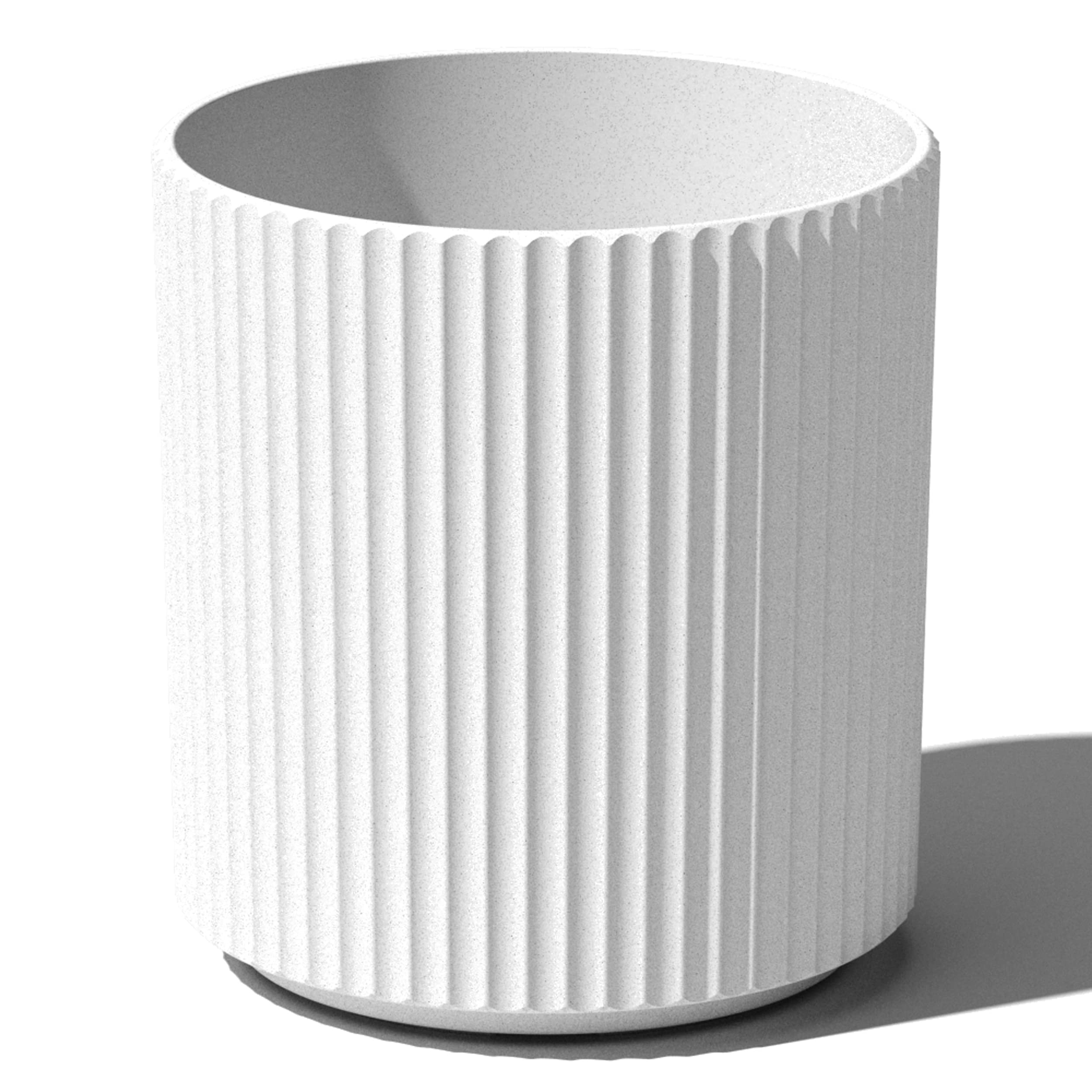 Veradek Demi Series Round Planter for Porch, Patio, Backyard | Durable Plastic-Concrete Material ... | Amazon (US)