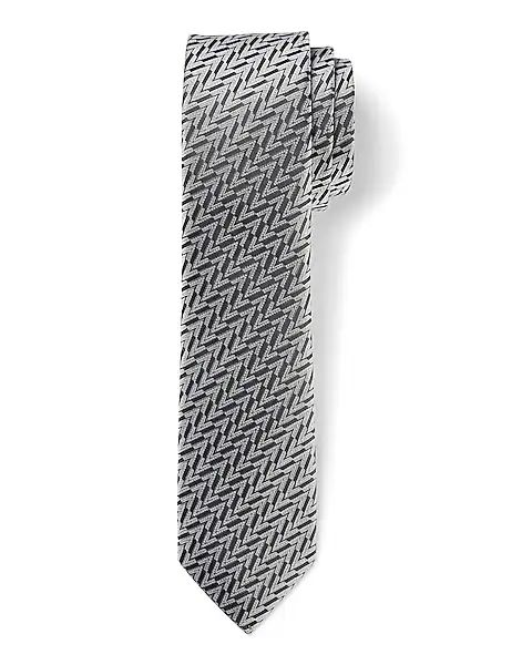 Gray Abstract Jacquard Tie | Express