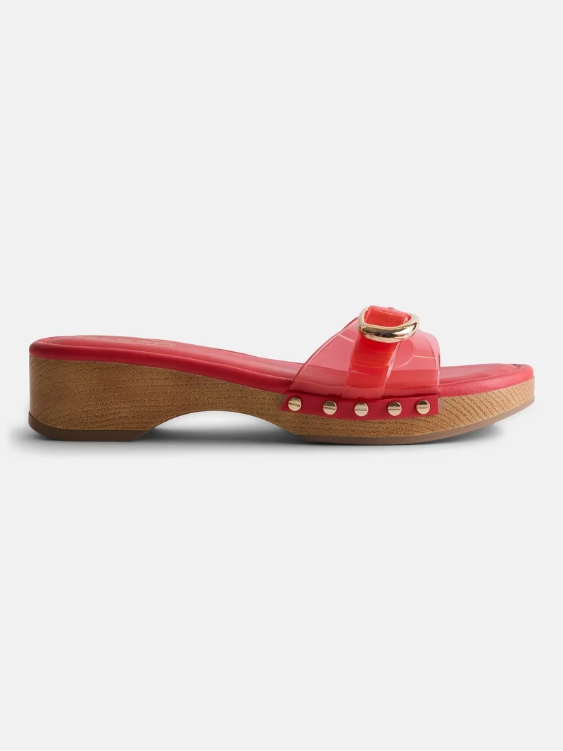 Scoop Women's Jelly Buckle Sandals | Walmart (US)