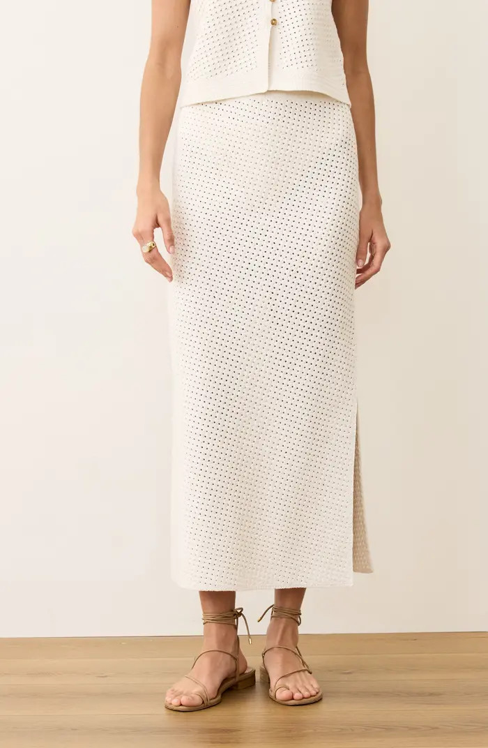 Sands Open Stitch Midi Sweater Skirt | Nordstrom