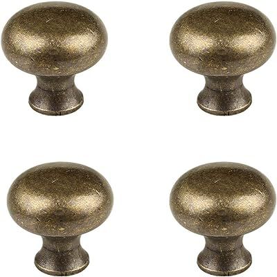Amerock | Cabinet Knob | Burnished Brass | 1-1/4 inch (32 mm) Diameter | Edona | 1 Pack | Drawer Kno | Amazon (US)