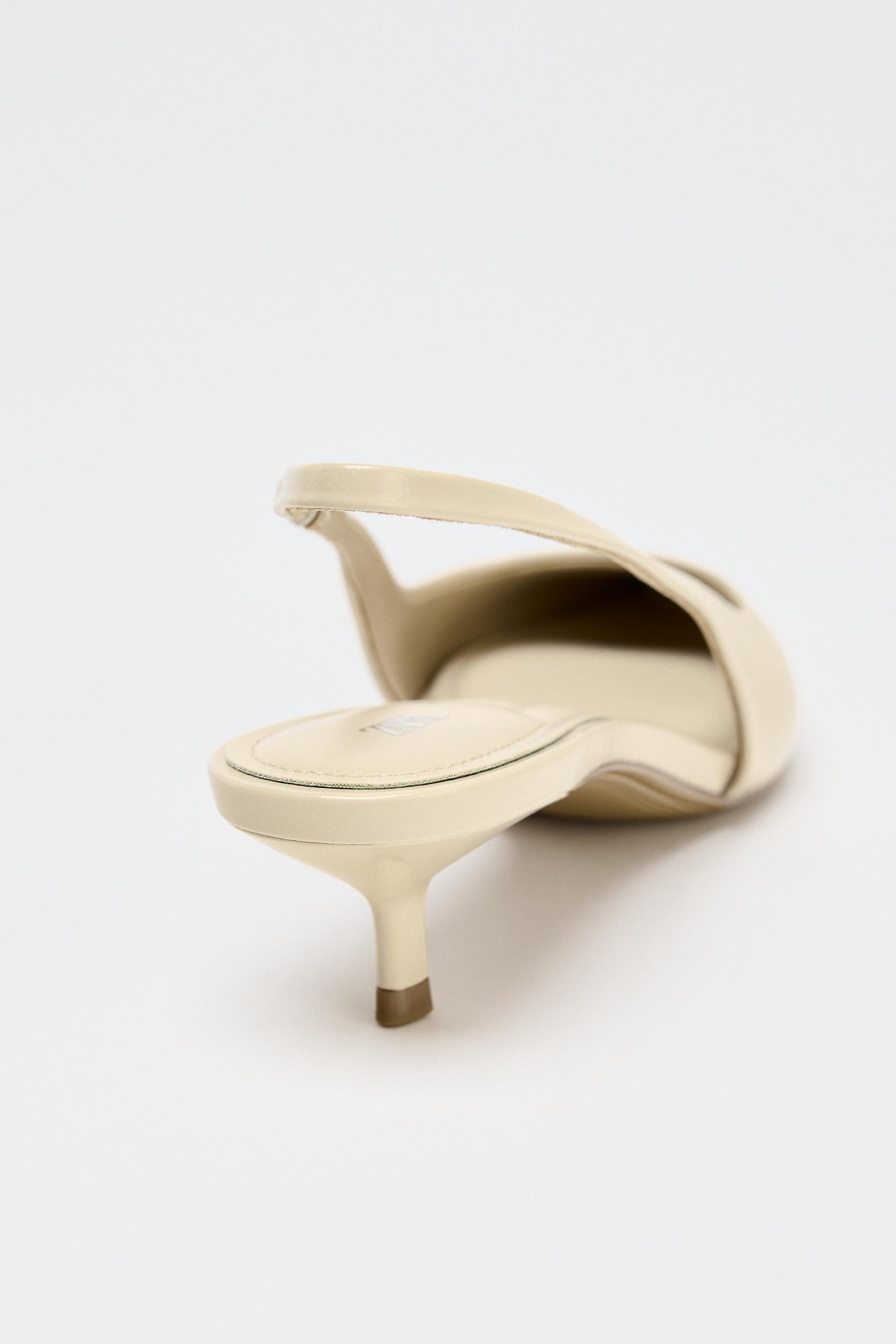 SLINGBACK KITTEN HEELS | Zara US