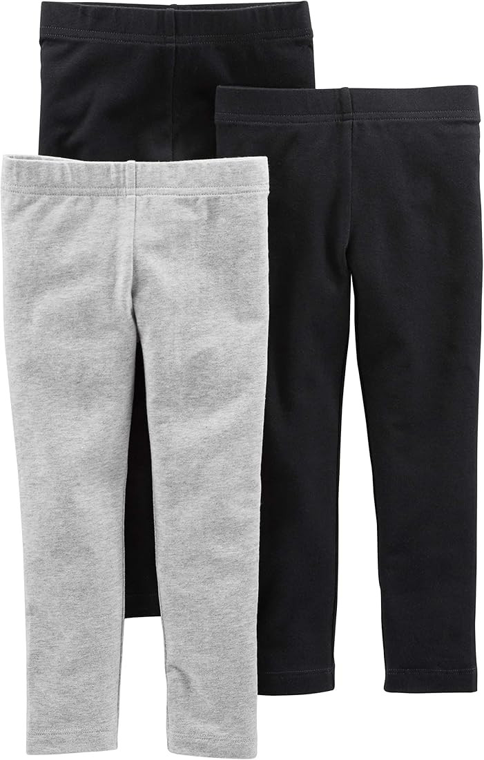 Simple Joys by Carter's Baby Girls' 3-Pack Leggings | Amazon (US)