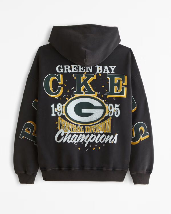 Green Bay Packers Graphic Popover Hoodie | Abercrombie & Fitch (US)