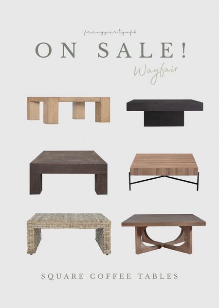 Square coffee tables on sale, in all price ranges! Living room furniture, black coffee table, wood coffee table

#LTKstyletip #LTKhome #LTKsalealert
