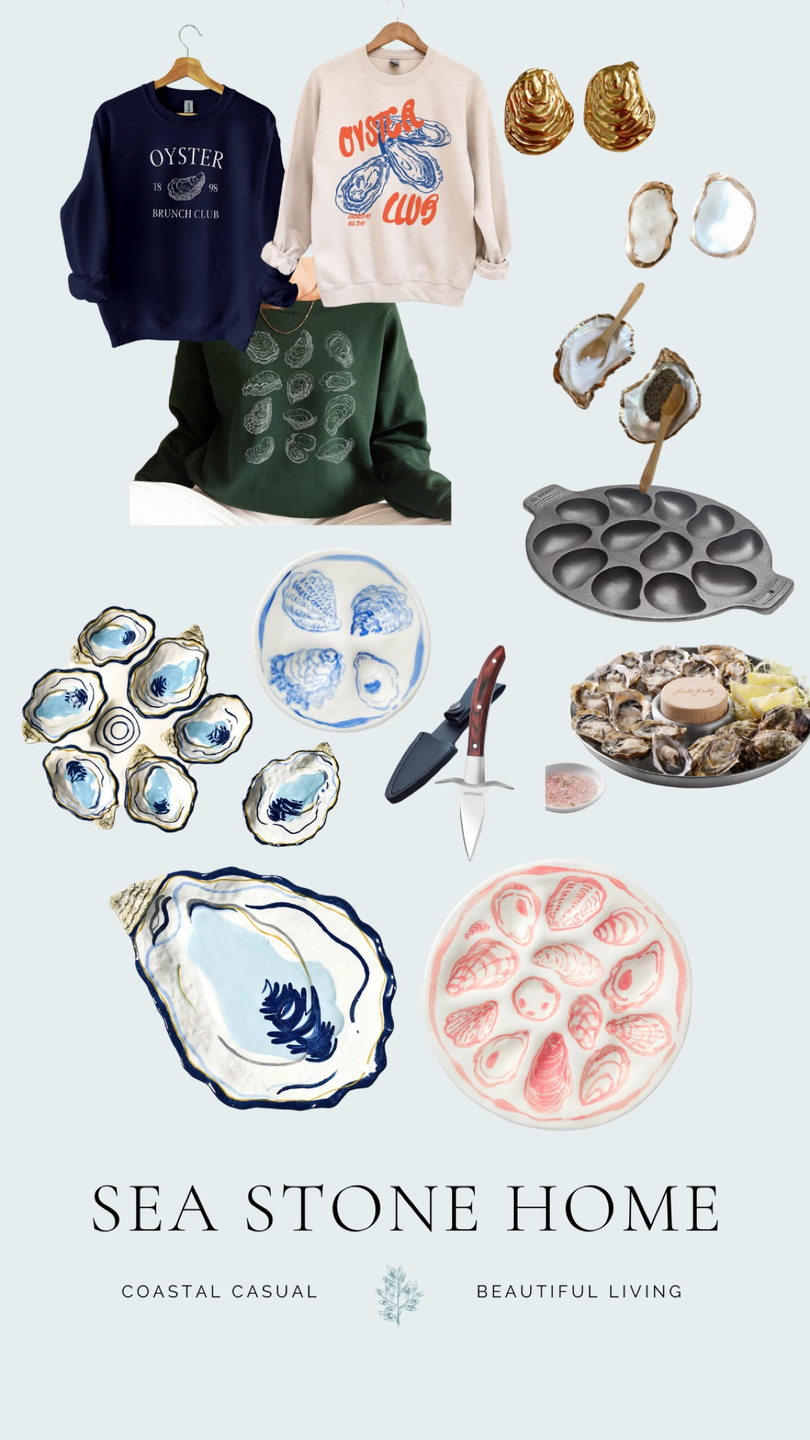 It’s oyster season! Oyster serving dishes, display pieces, jewelry and clothing to get you ready for a winter oyster roast! 

#LTKFindsUnder100 #LTKSeasonal #LTKHome