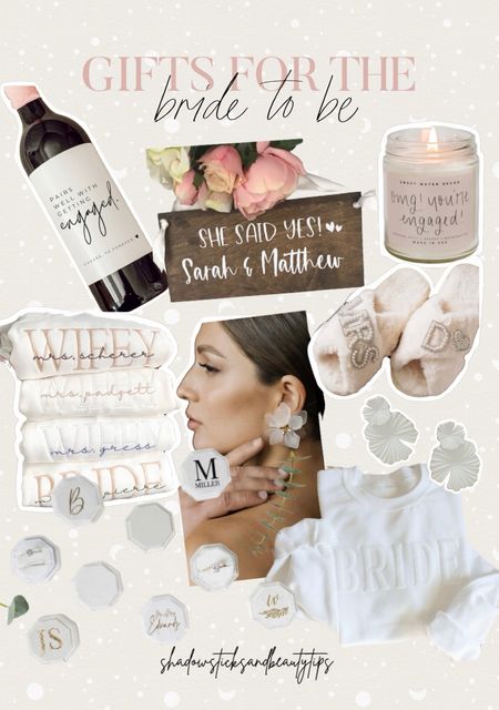 Gifts for the bride to be, engagement gifts 

#LTKSeasonal #LTKWedding #LTKStyleTip