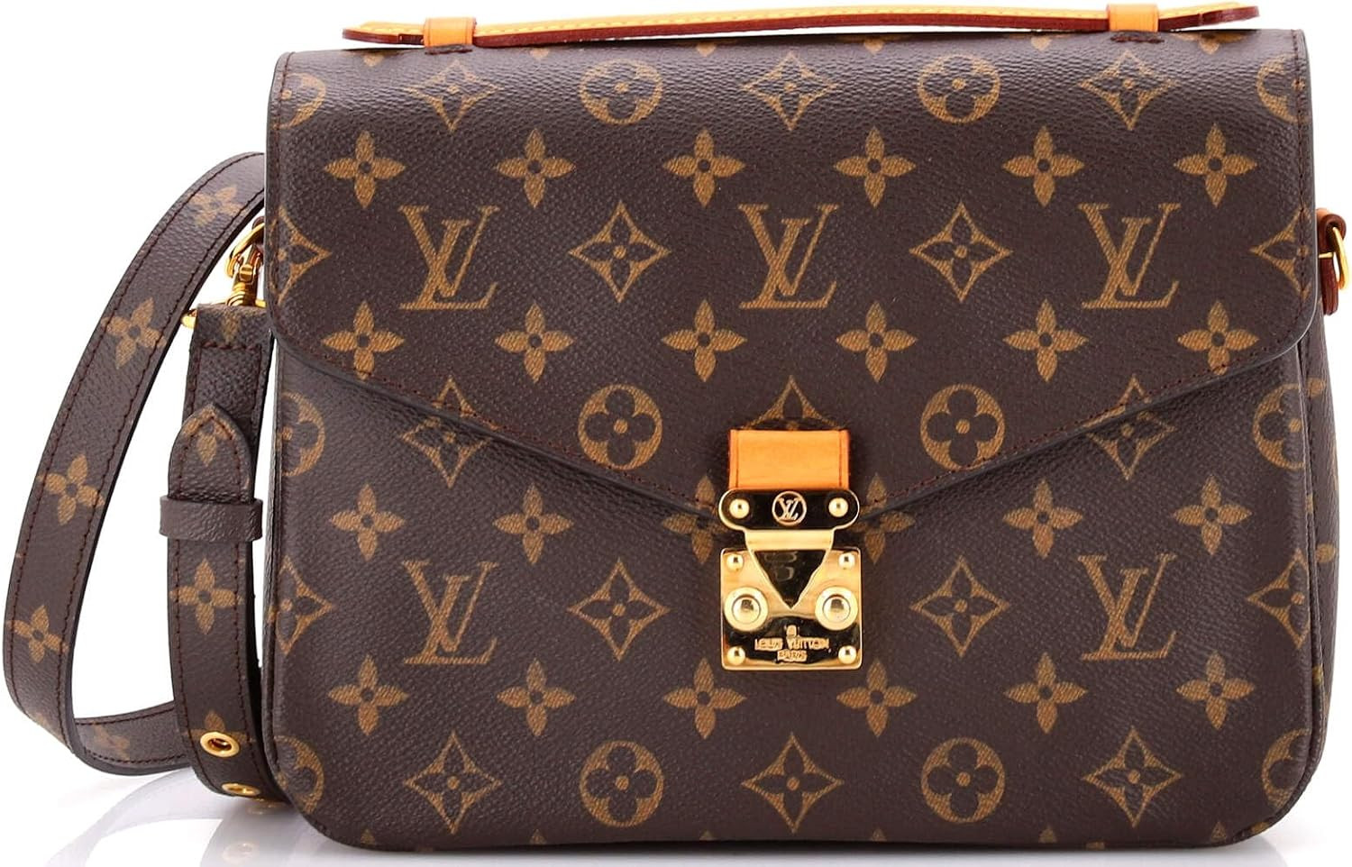 Louis Vuitton, Pre-Loved Pochette Metis Monogram Canvas, Brown | Amazon (US)