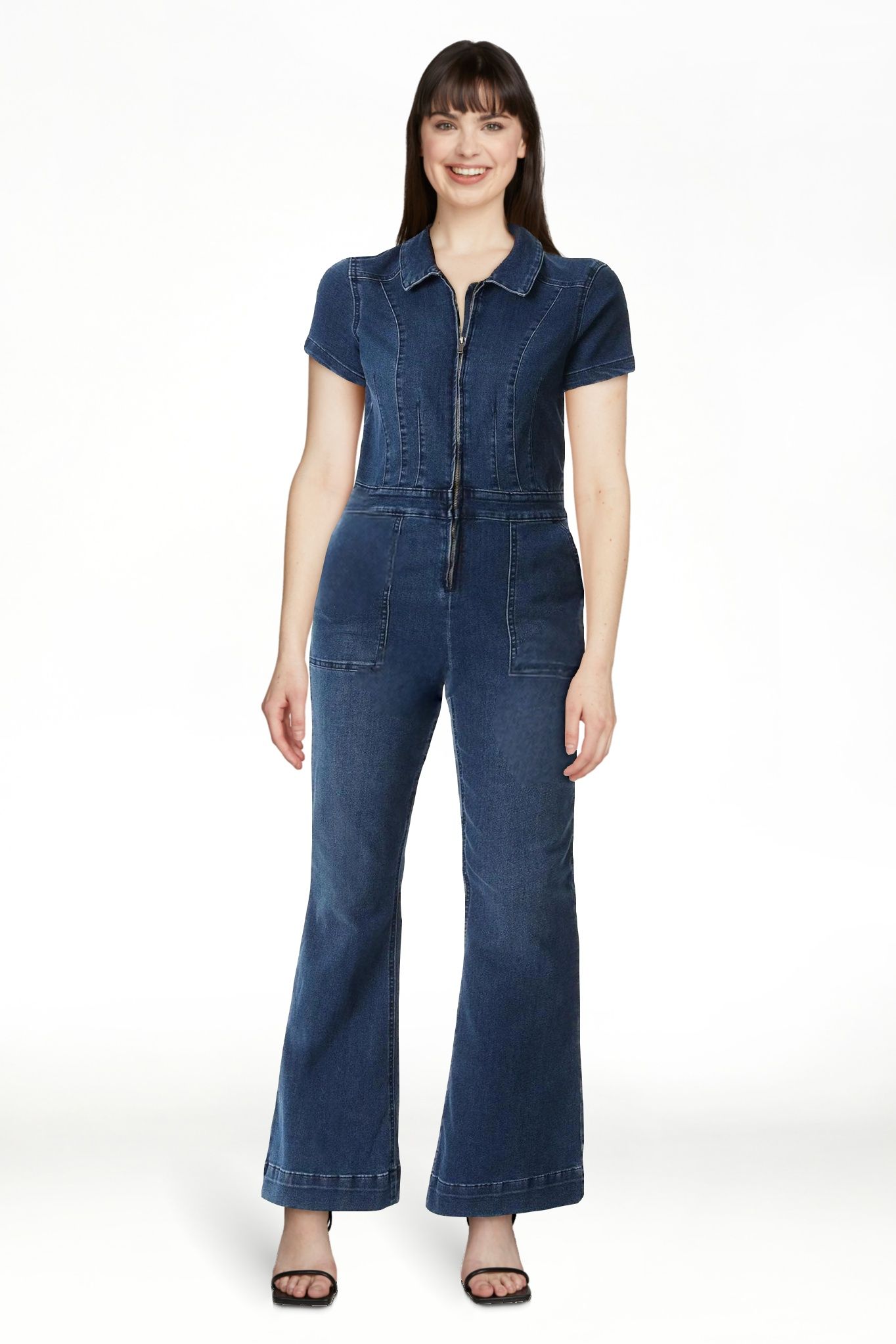 Jessica Simpson Women's Denim Jumpsuit | Walmart (US)