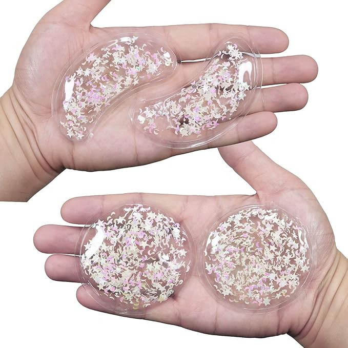 Gel Ice Pack Reusable Cooling Eye Pads and Under Eye Patches,Eye Hot Cold Treatment Pack for Redn... | Amazon (US)