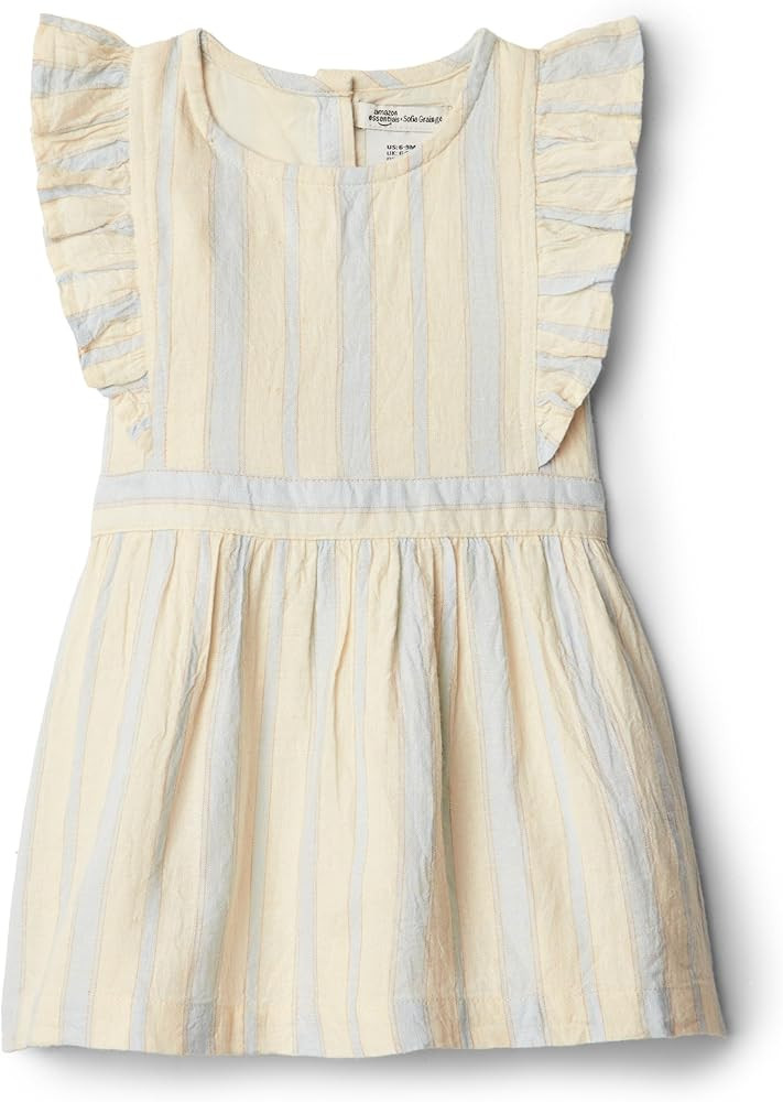 Amazon Essentials x Sofia Grainge Toddlers and Baby Girls' Linen Dress | Amazon (US)