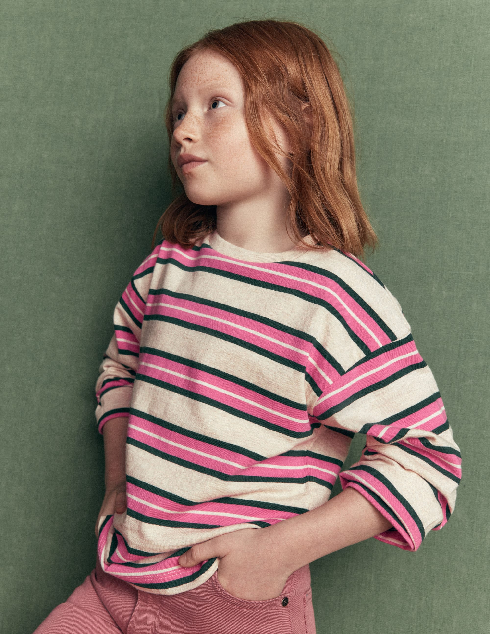 Stripe Breton-Pink Stripe | Boden (US)