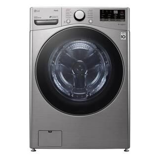 LG Electronics 4.5 cu. ft. Large Capacity High Efficiency Stackable Smart Front Load Washer with ... | The Home Depot