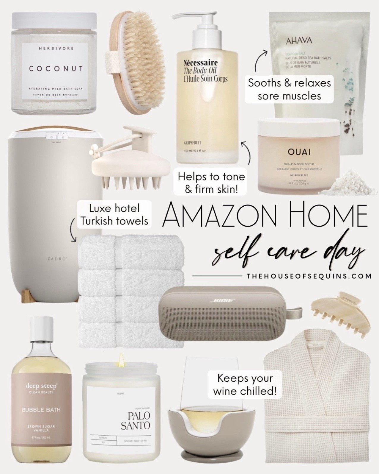 Shop Amazon home self care essentials for an at home spa day! Wellness and beauty favorites, gifts for her, bathroom vanity bath and body finds, hotel luxury at home

Comment SHOP below to receive a DM with the link to this post on my LTK ⬇ https://liketk.it/5kSwD #ltkfindsunder50 #ltkhome #ltkbeauty

Follow my LTK @thehouseofsequins on the @shop.LTK app to view this post and get my exclusive app-only content!

#liketkit 
@shop.ltk
https://liketk.it/5kSC7