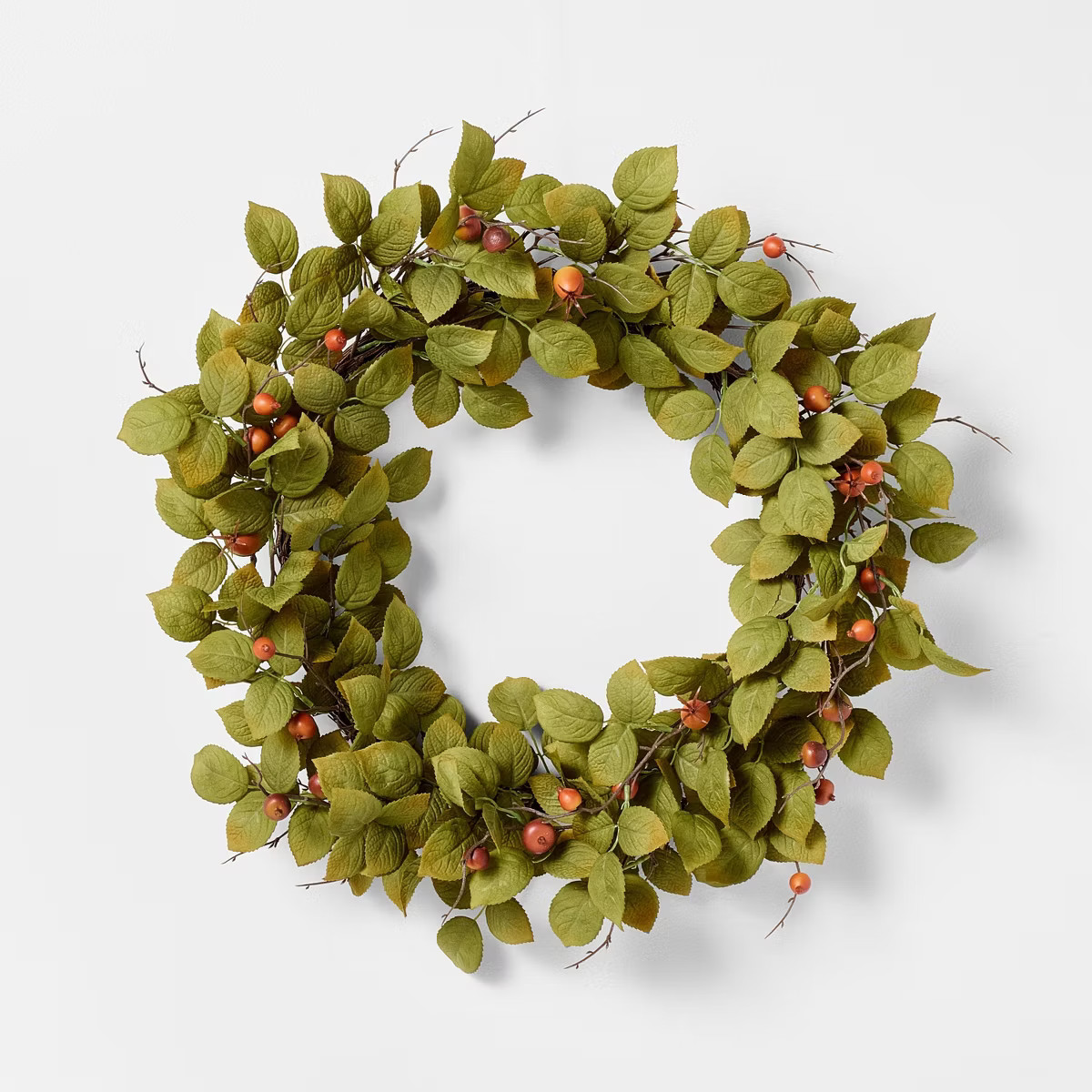 26" Wild Berry Artificial Wreath - Threshold™ designed with Studio McGee | Target