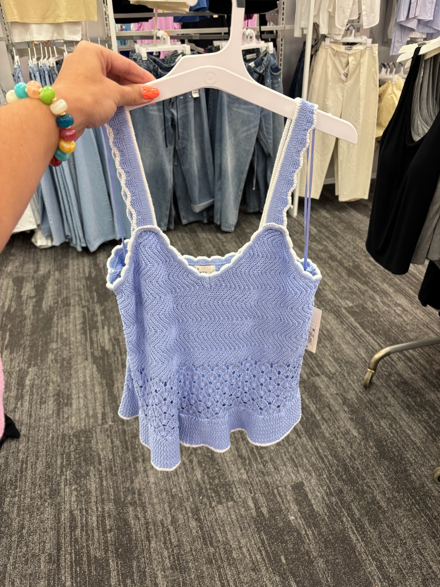 The crochet detail and light blue color are so good! 💙 Such a cute top for summer!!

Summer, fall, @Target

#LTKootd #LTKstorytime #LTKgrwm