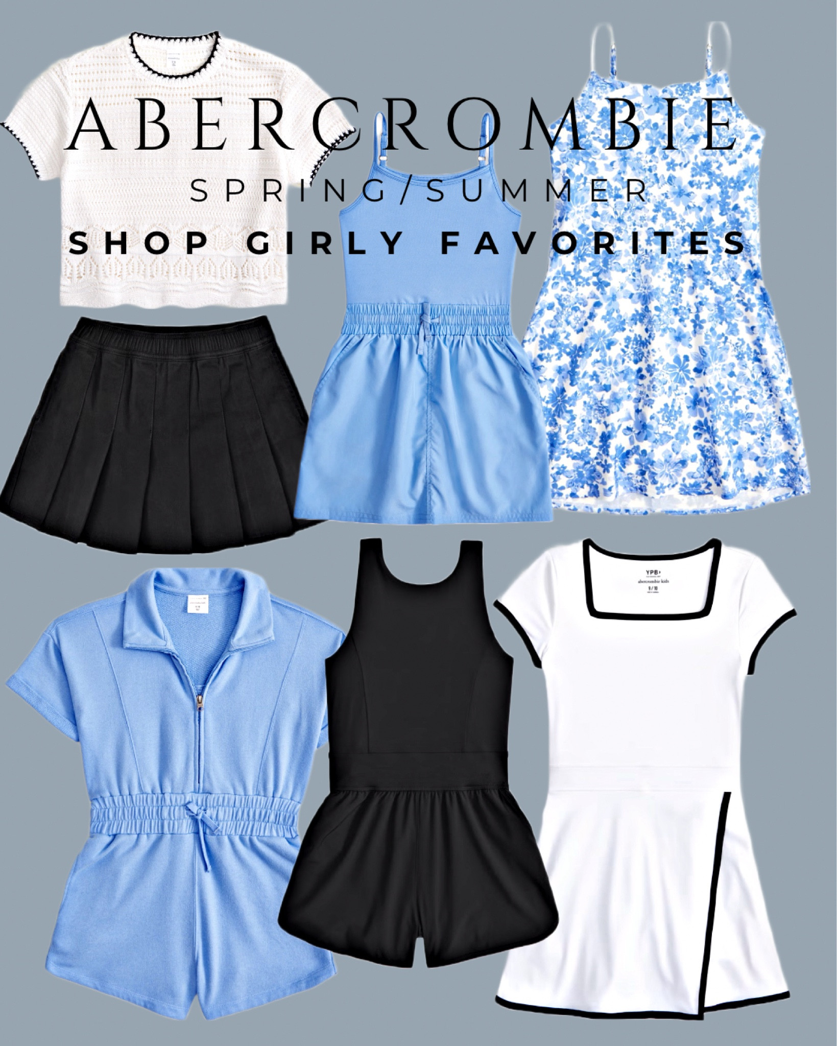 Abercrombie girls Spring/Summer 🩵

#LTKsalealert #LTKSeasonal #LTKkids