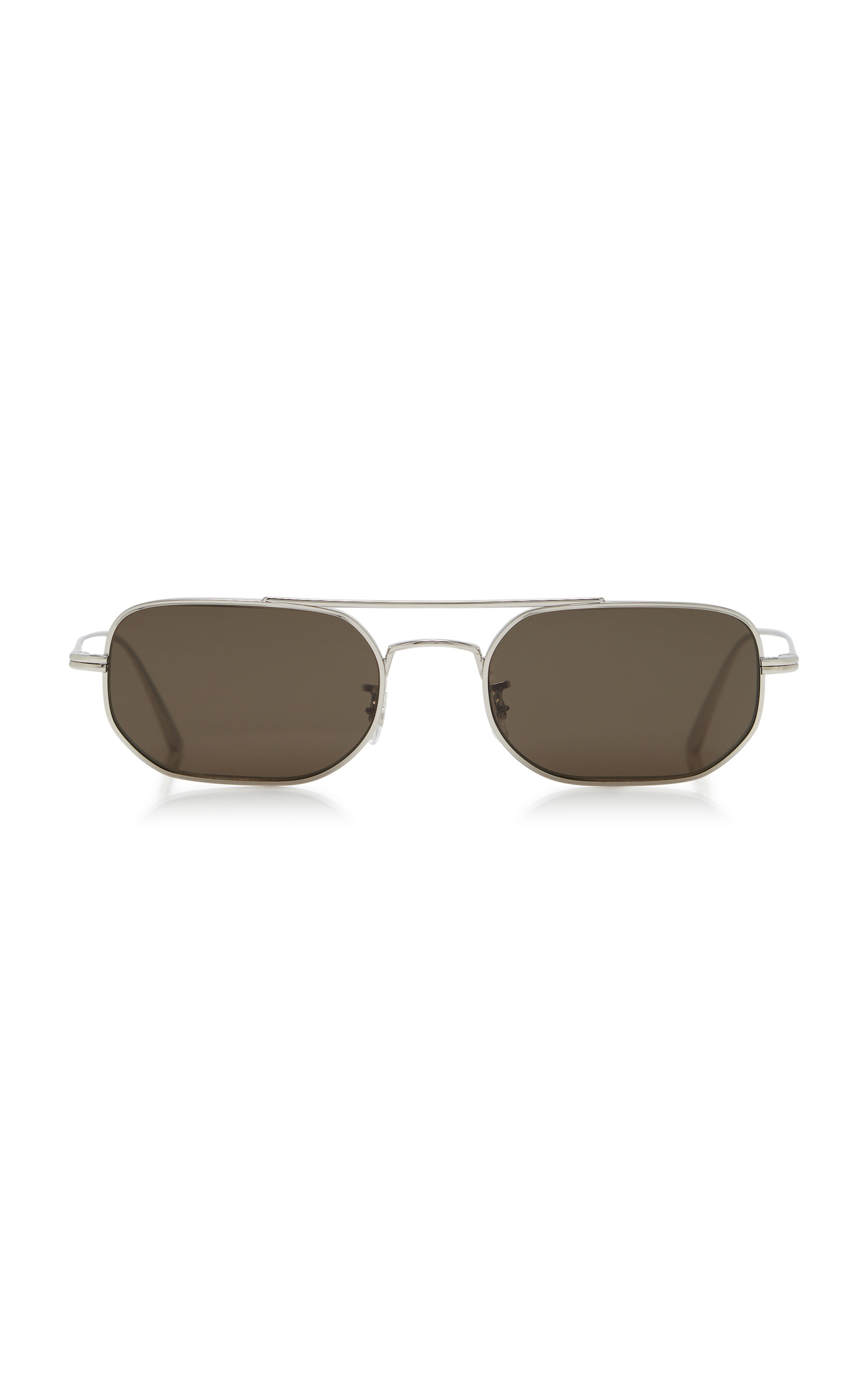 Rectangle-Frame Steel Sunglasses | Moda Operandi (Global)
