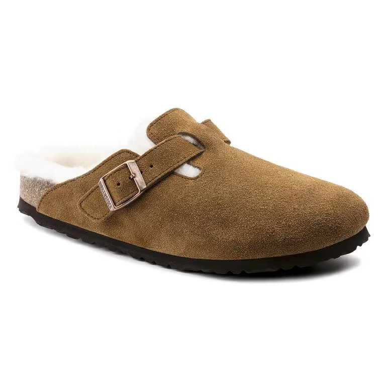 Boston Shearling Suede Leather Mink | BIRKENSTOCK | Birkenstock USA