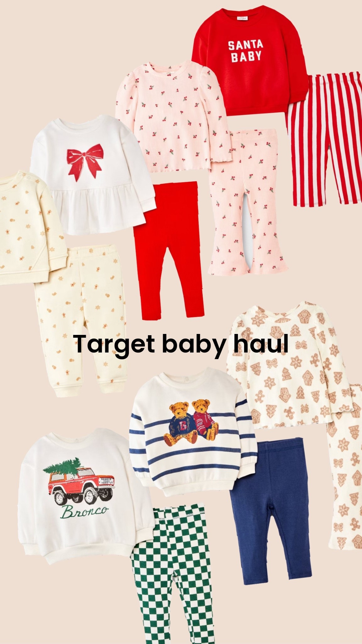 Target baby clothes holiday. Baby girl baby boy. Winter outfits  

#LTKBaby #LTKHoliday