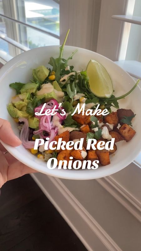 Let’s make pickled red onions for this delicious meal’ 

#LTKFamily #LTKVideo