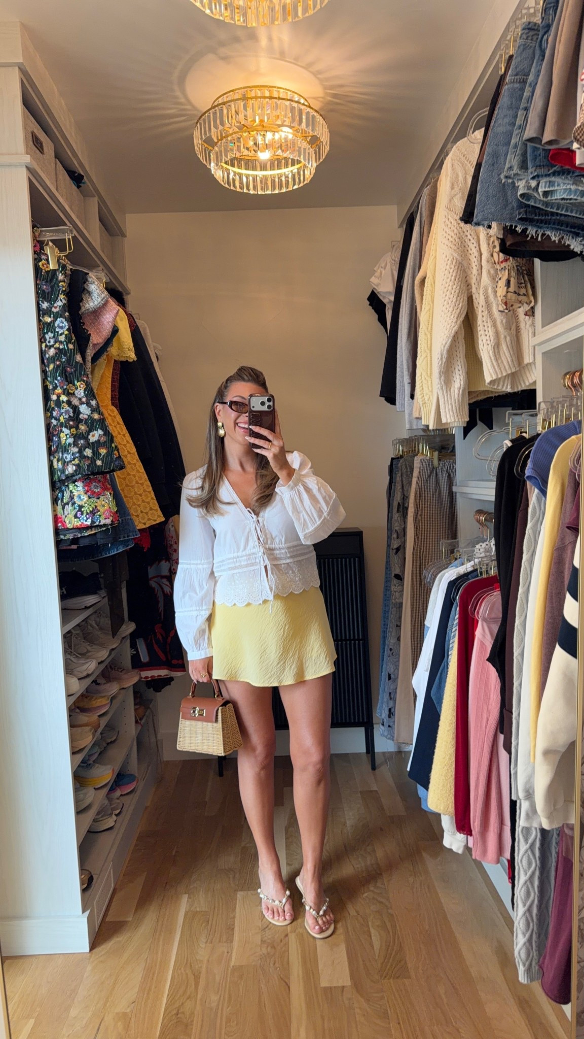 Abercrombie yellow skort styled with white lace top for everyday wear

Wearing small top
i sized down to an xs skort 

Divi code: Emerson15

Spring looks
Summer outfit
Everyday
Casual
Workwear
Destination
Brunch
Lunch date
Shopping

#LTKgrwm #LTKSeasonal #LTKootd