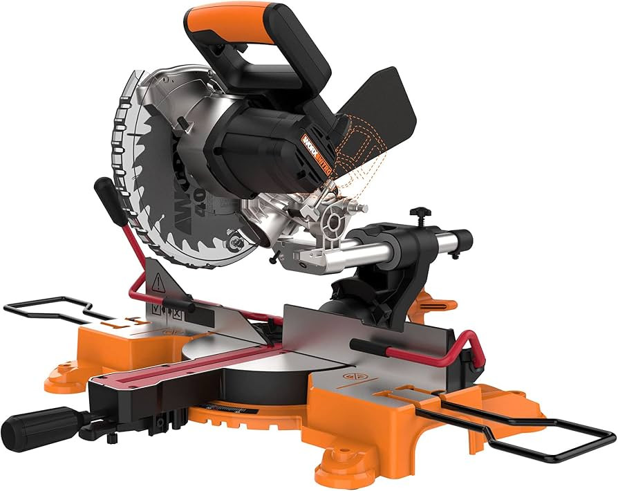 Worx 20V Cordless Sliding Miter Saw (Tool Only) | Amazon (US)