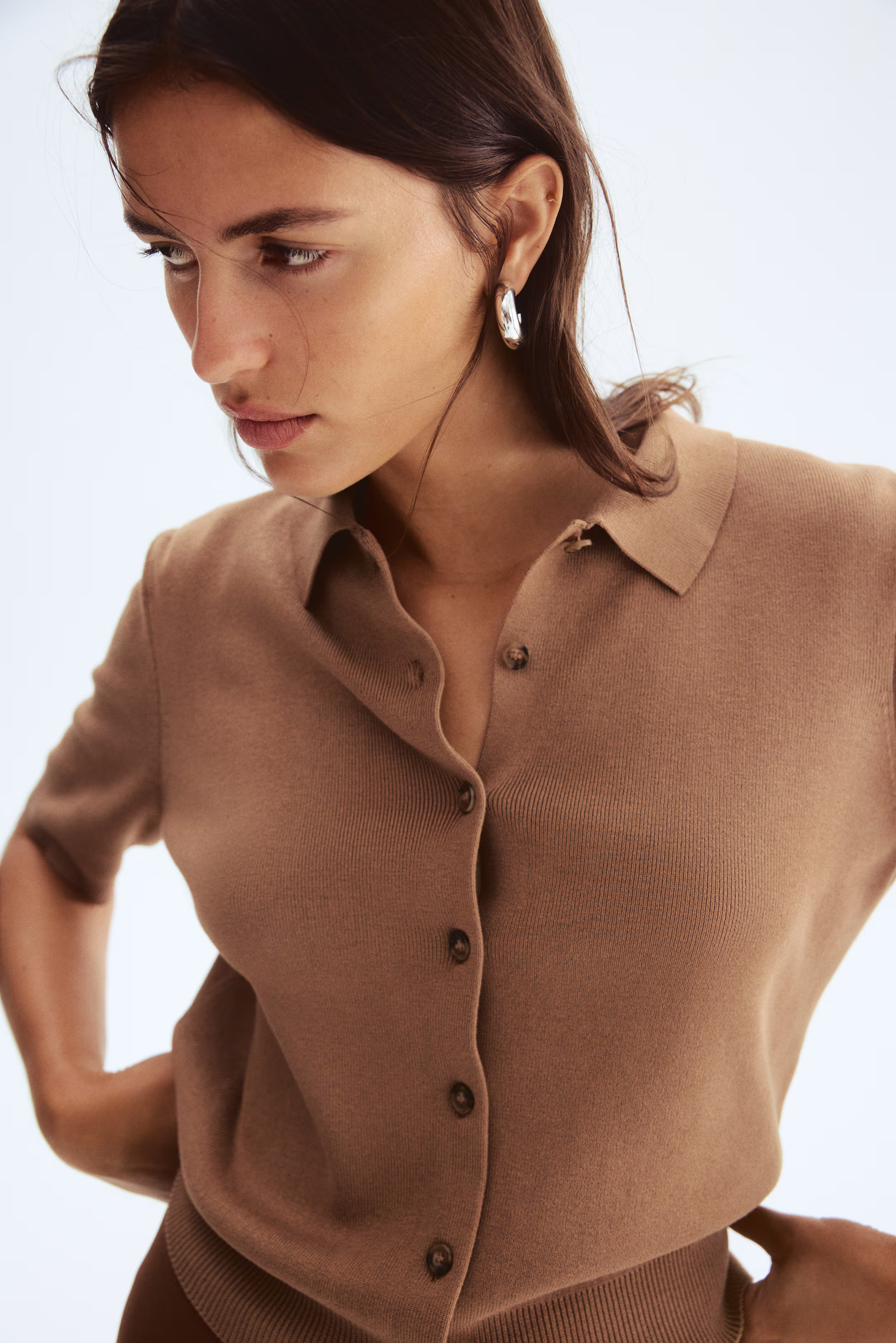 Collared cardigan | H&M (UK, MY, IN, SG, PH, TW, HK)